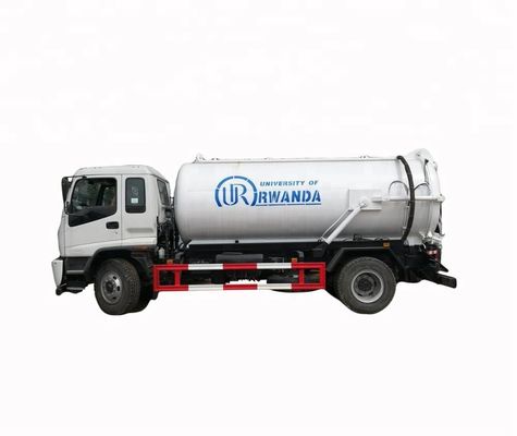 kwaliteit  Japanese carbon steel Q235 low price garbage collection vacuum suction truck 10000liters sewage truck for sale fabriek