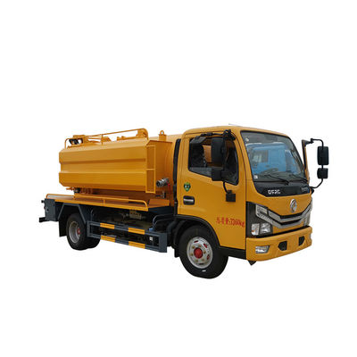 Cheap Price Diesel 4x2 3800mm 6 Speed ​​Gearbox 5000L Manual ABS 7.50r16 Wire Tires Sewage Vacuum Tanker Truck Manufacturer 5